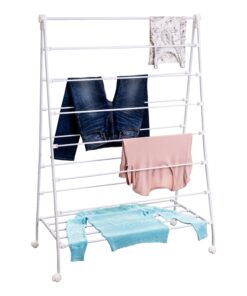 Large A-Frame Clothes Drying Rack - White