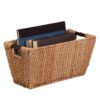 Natural Decorative Seagrass Basket with Handles