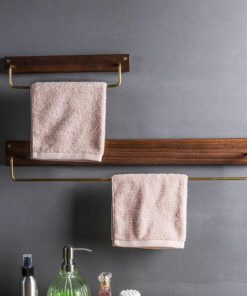 Beechwood Wall Towel Rack