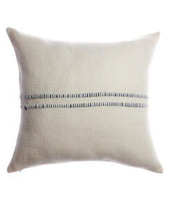 Wool Stripe Textured Throw Pillow