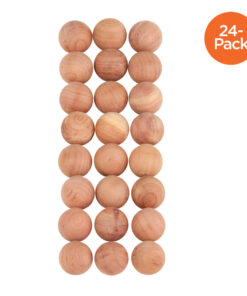 Cedar Wood Balls (24-Pack) - Natural