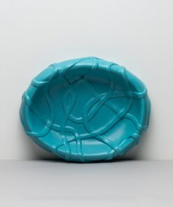 Azure Blue Decorative Tray - Artful Gloss Relief