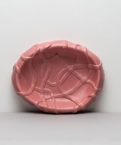 Nostalgia Rose Centerpiece Plate - Draped Edge Design