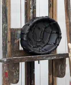 Gloss Black Serving Platter - Gloss Sculpted Surface
