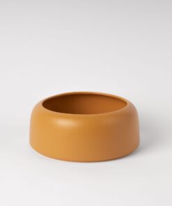 Mustard Rounded Rim Decorative Bowl