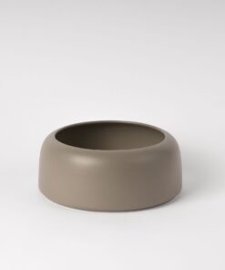 Smoke Green Rounded Rim Decorative Bowl