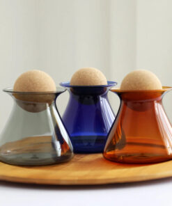 Colorful Glass Storage Jar
