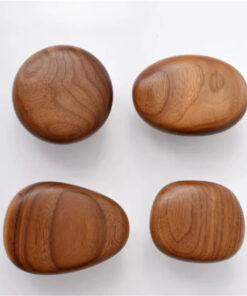Walnut Pebble Drawer Handle