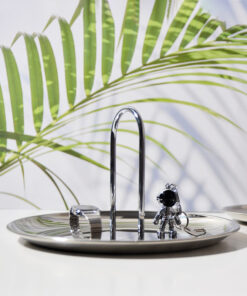 Silver-Plated Portable Storage Tray