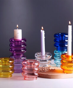Skittles Glass Candle & Tealight Holders