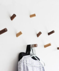 Natural Wood Wall Peg Hooks