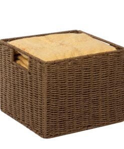 Paper Rope Storage Crate - Brown
