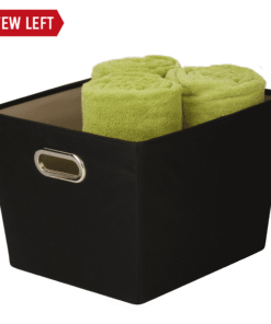 Medium Storage Bin with Handles - Black - 294